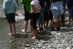 Children at the river