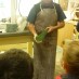Junior Geologists!Leroy shows the students a pounamu mere. A couple of hundred years ago, this would've taken a few years to carve.
