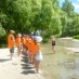 Arthur Street School Show Arrowtown How They Learn!Gold panning at the Arrow River
