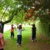Balfour have a Blast at the Museum!Walking under the trees on the Historic Walk