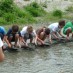 First school of 2012!Riverton students trying their luck in the river...!
