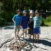 Arrowtown students 'live like miners'!Expert fire makers...!