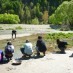 ACG students come from Auckland for a visit!Gold panning at the Arrow River