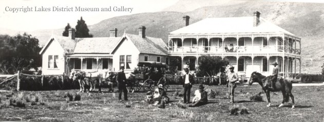 <p>Glenorchy Hotel and Guest House c 1880s.</p>