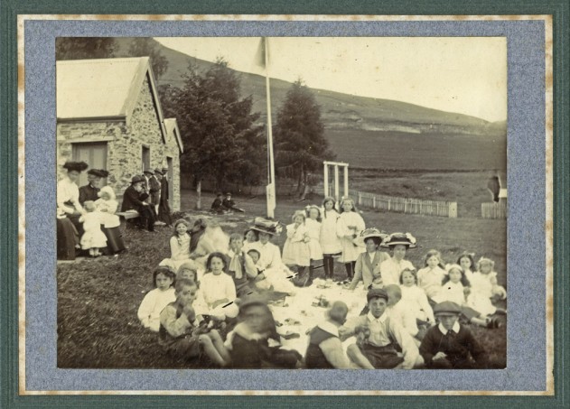 <p>Picnic at Skippers. Look at all those white clothes... imagine doing the <strong>hand</strong> washing.</p>