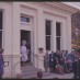No Stranger to Royal VisitsThe Queen Mother on the steps of the museum, 1966