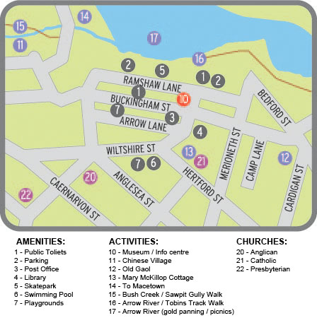 Arrowtown Map